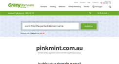 Desktop Screenshot of pinkmint.com.au